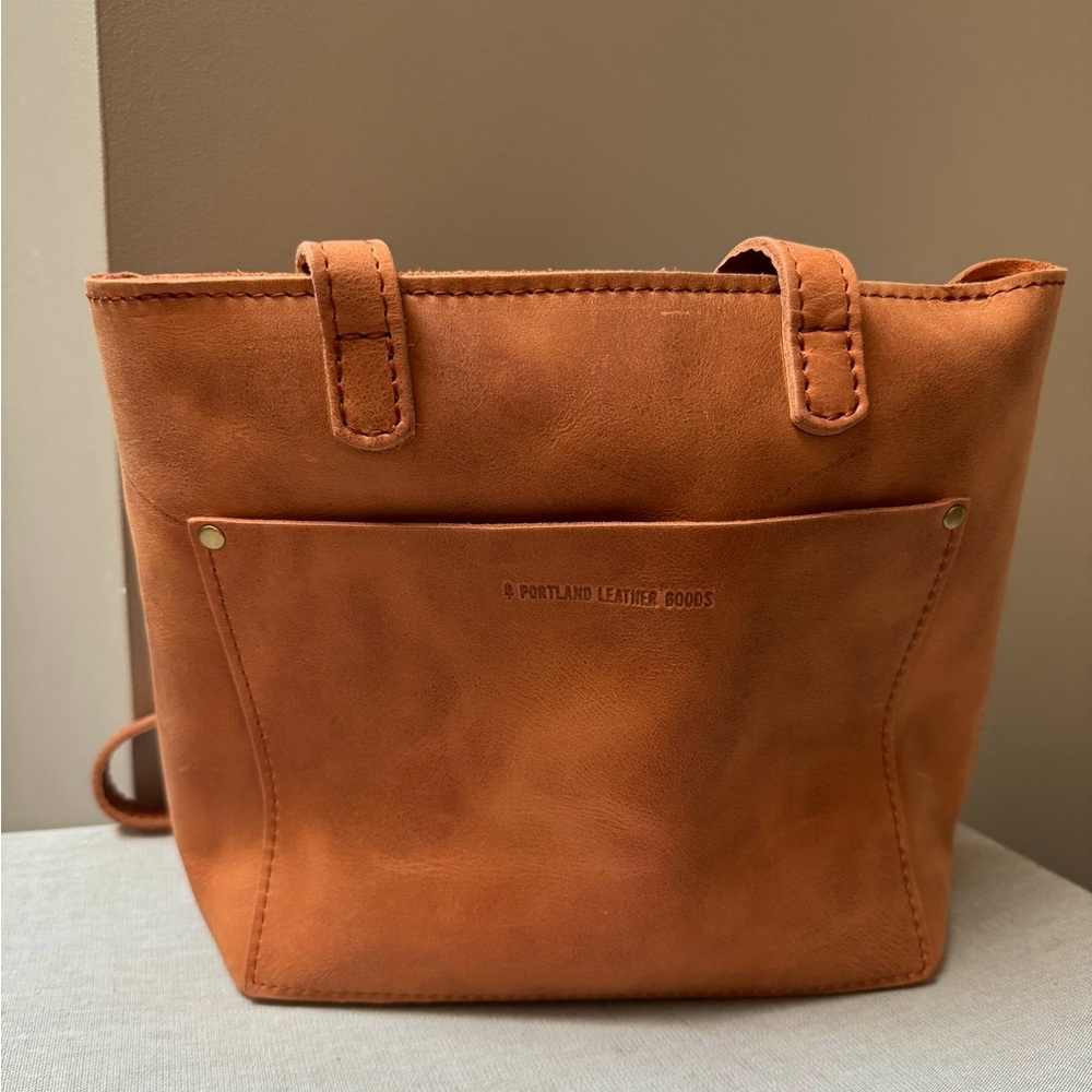 Portland Leather Goods (PLG) Mini Crossbody with Zipper in Sunset- Brand New